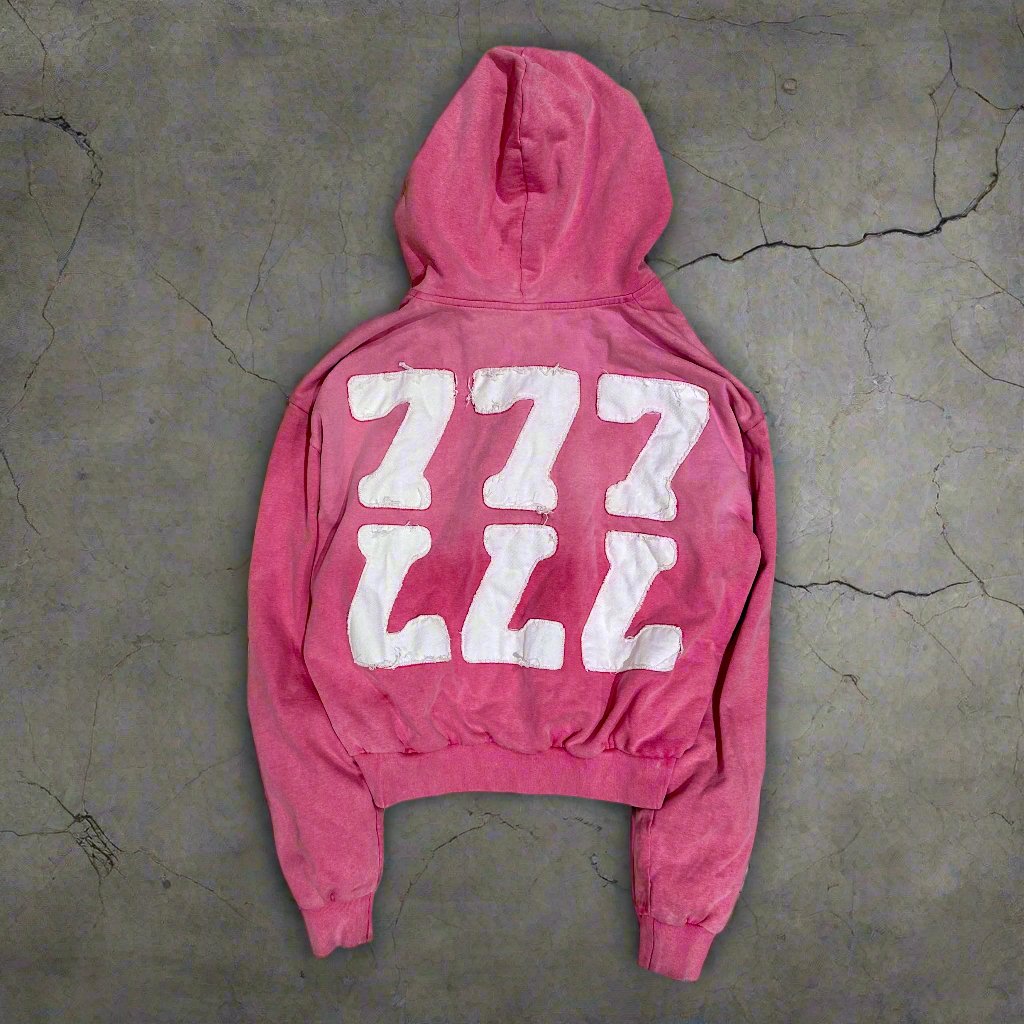 "DEVOUT" ESSENTIAL PINK ZIPUP